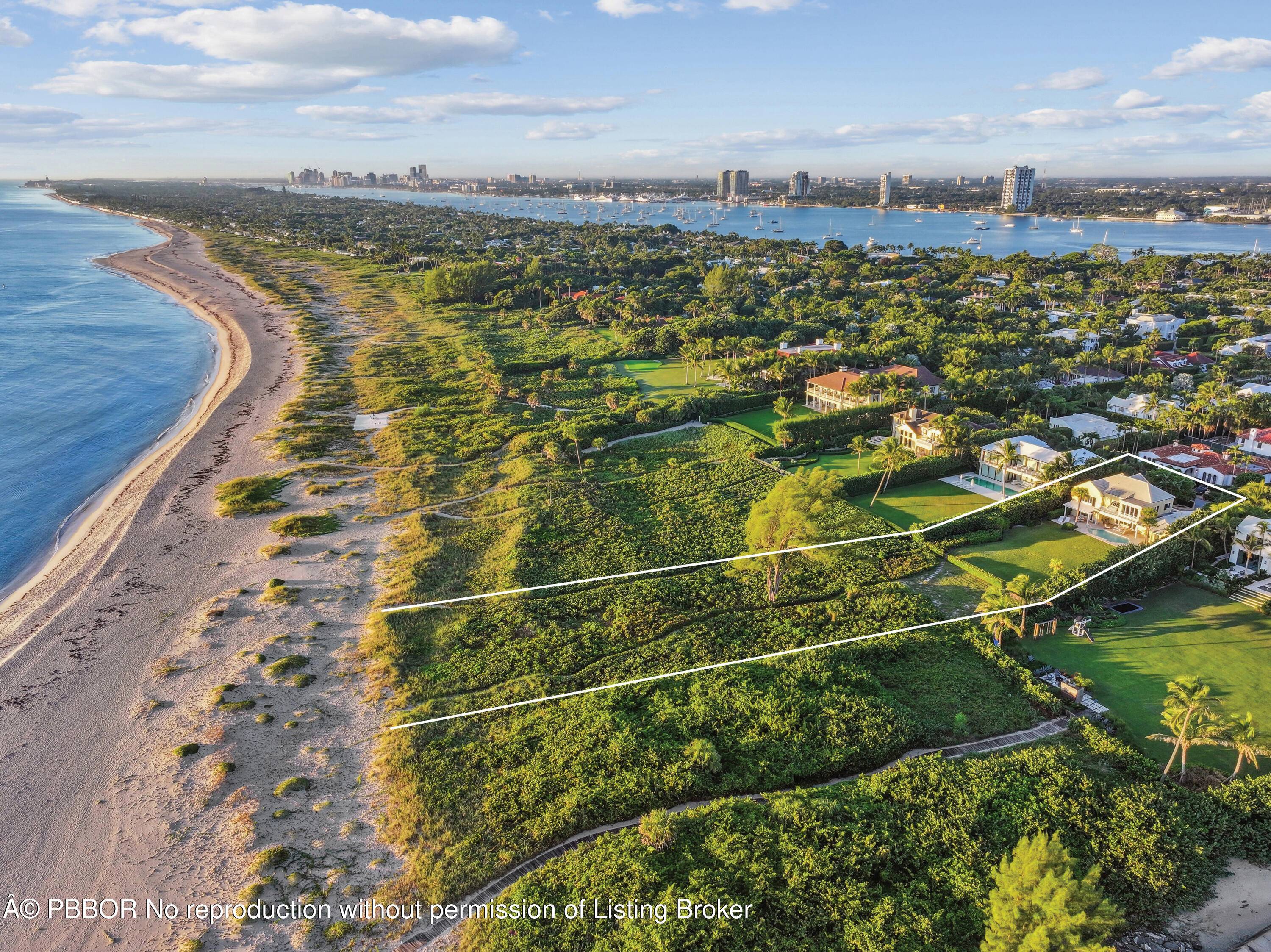 The ''ULTIMATE PALM BEACH'' beach cabana the final direct oceanfront property on the island of Palm Beach offered under 35, 000, 000.