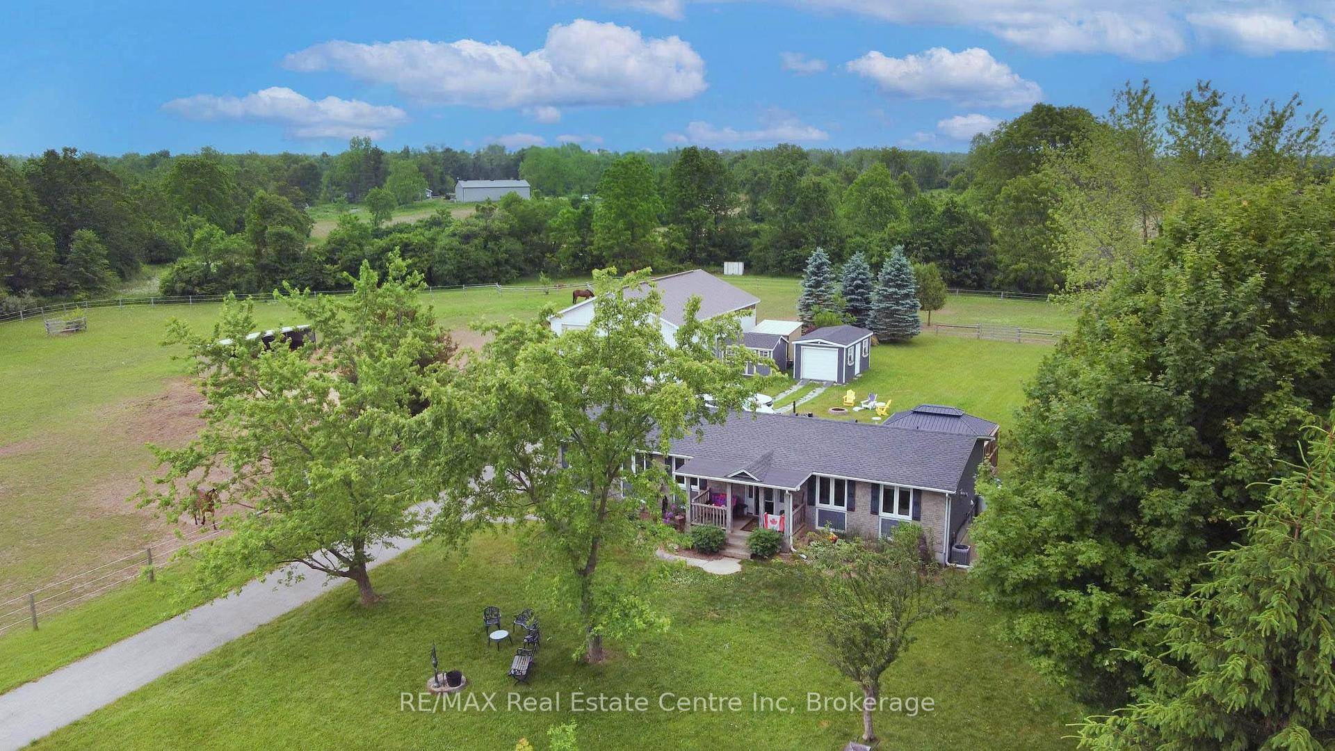 Renovated 3 1 bdrm bungalow W prof finished in law suite on 3 acres W lush pastures amp ; massive 50 X 30ft garage workshop W 3 stalls ideal for ...