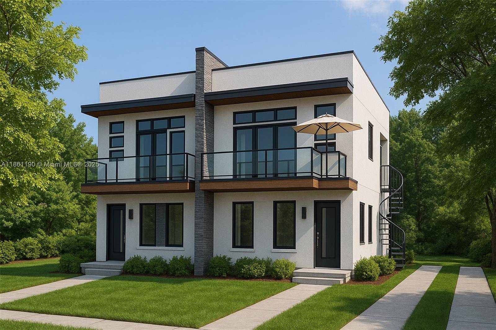 Shovel ready T3 O duplex site in Shenandoah Little Gables.