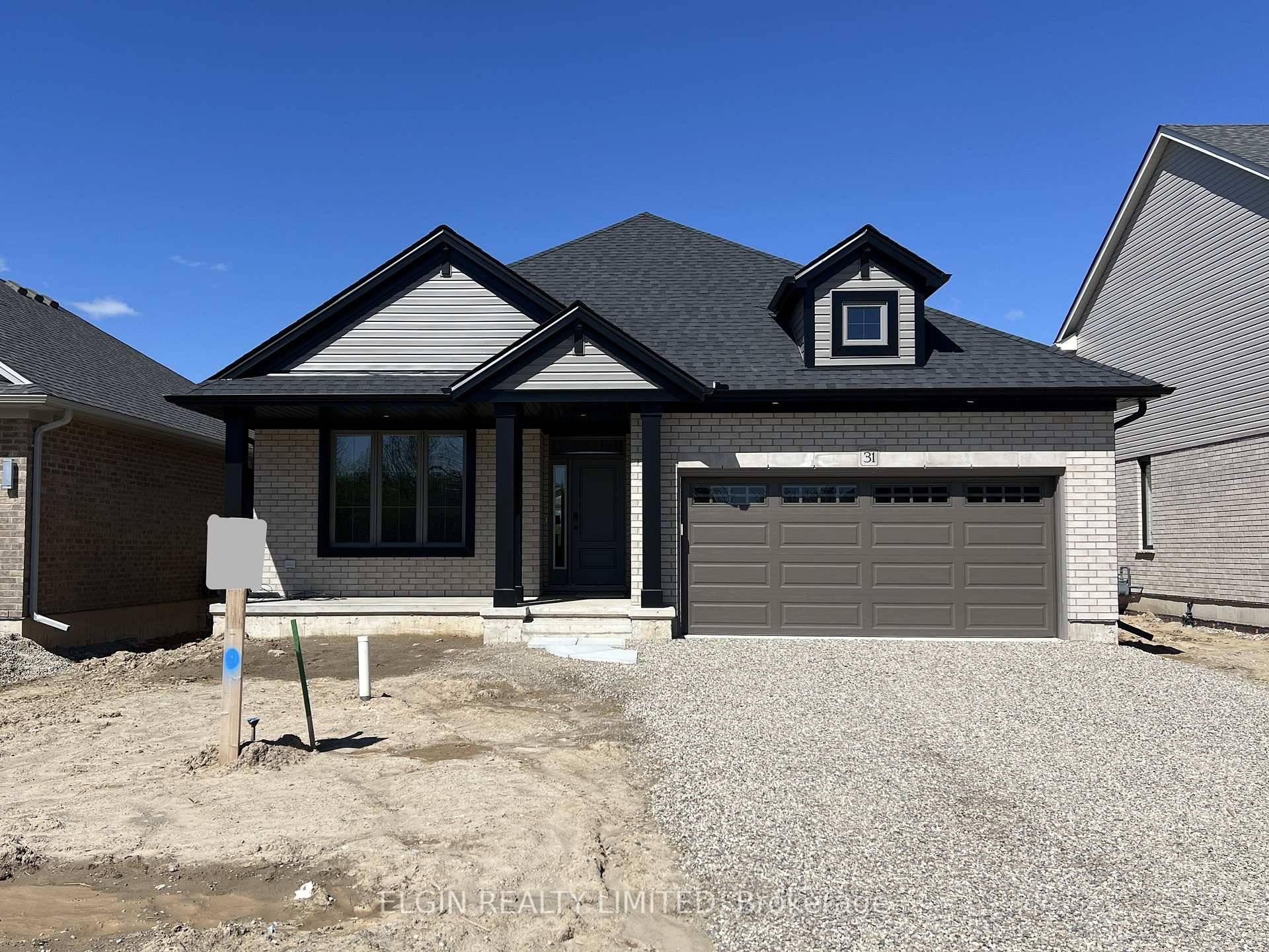 The Sharpton bungalow by Hayhoe Homes is move in ready and features 2 bedrooms, 2 bathrooms, and a bright open concept layout with 9' ceilings, hardwood and ceramic flooring, and ...