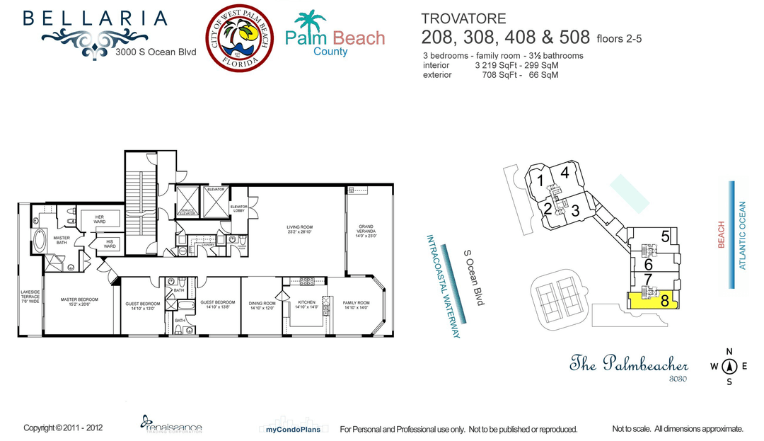 Rare direct oceanfront unit, in the coveted Bellaria, known for its concierge level service.