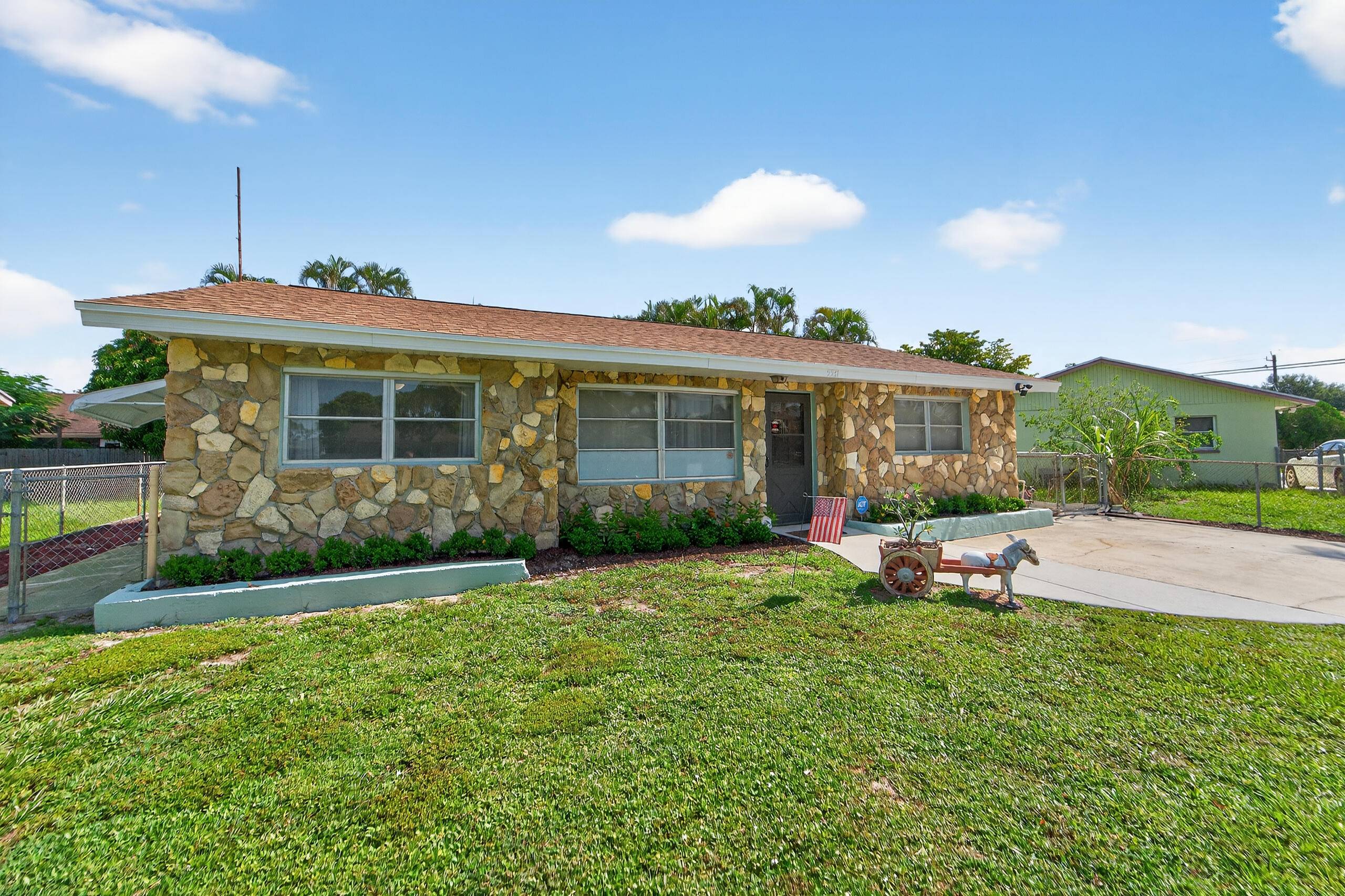 Move in ready well maintained 3 bedroom 1 bath home, split floor plan featuring newer vinyl flooring, a recently updated kitchen with modern finishes and a stylishly remodeled bathroom.