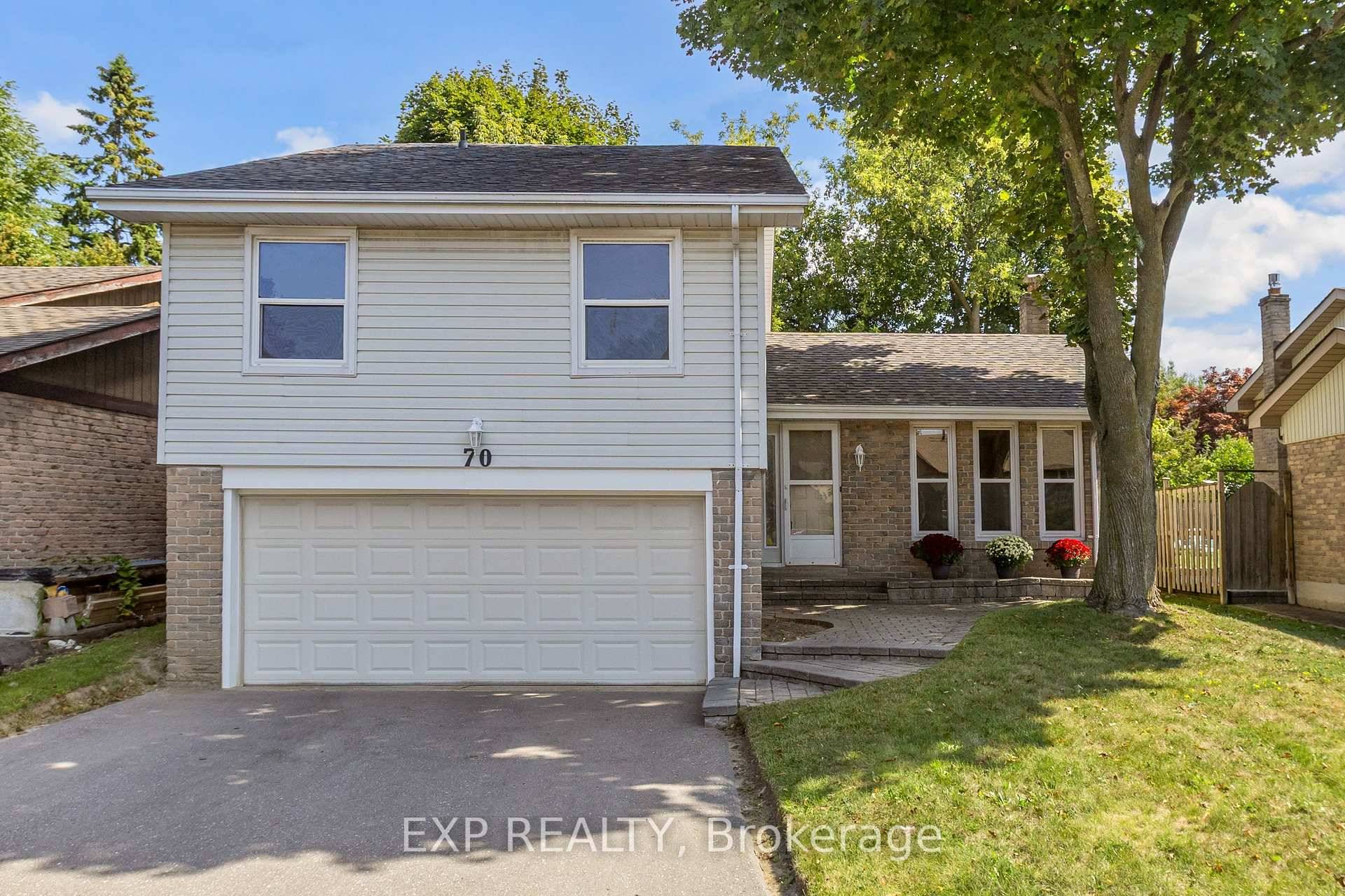 Welcome to 70 Pilkington Crescent, a bright and inviting four level side split in a quiet Whitby neighbourhood.