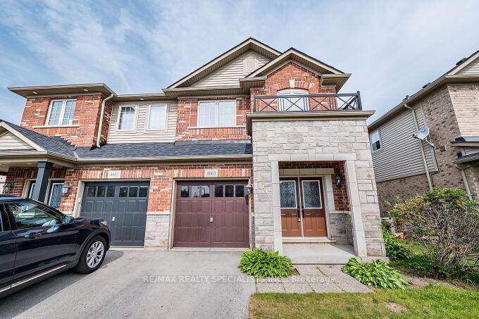 Gorgeous and Fully Upgraded 1754 Sqft Semi Detached House In very high demand area of Alton Village built in Year 2010 with Front Stone and Brick Exterior.