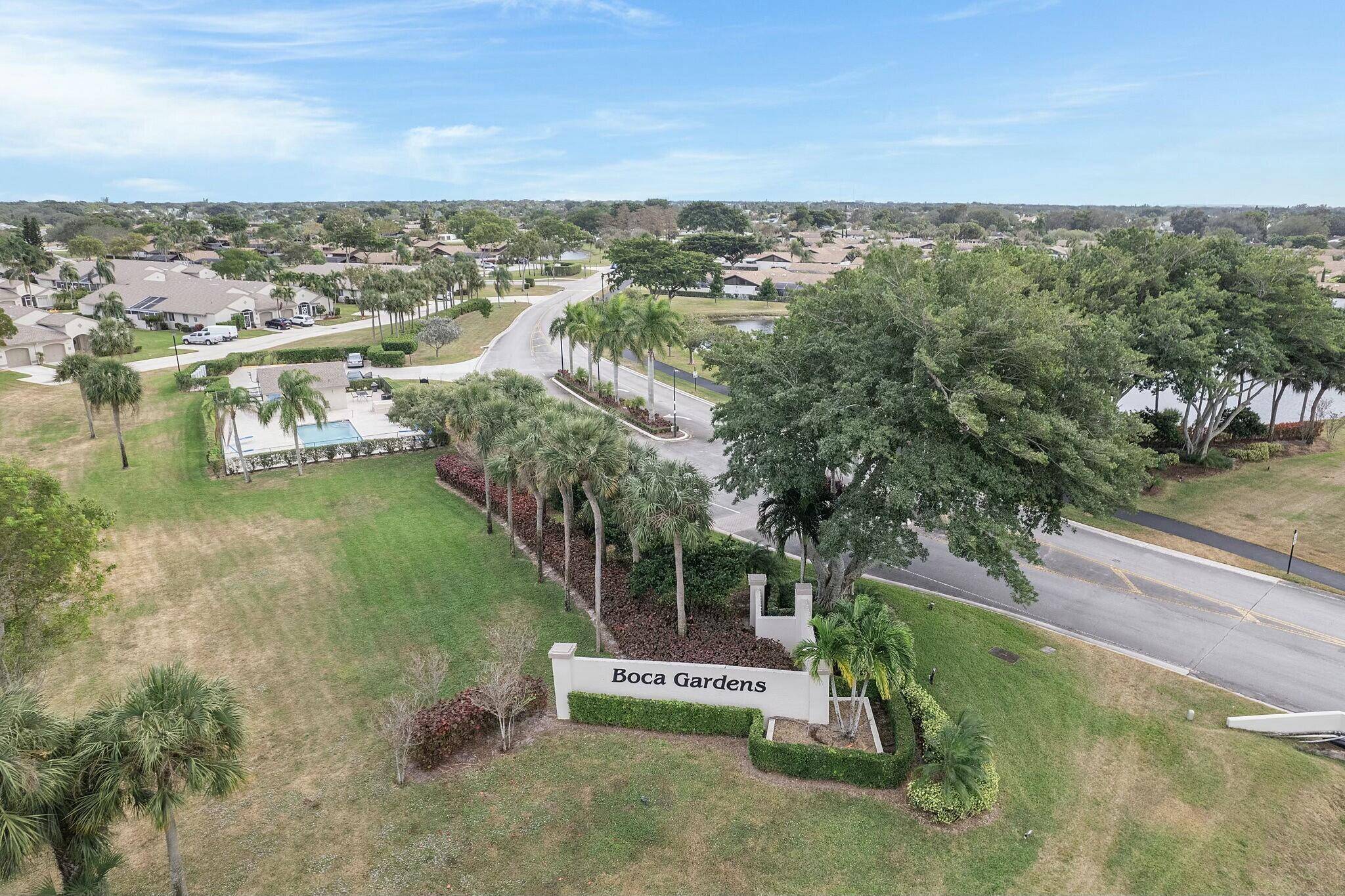 Welcome to a beautiful corner unit townhouse with completely screened in patio, offering 3 Bedrooms 3.