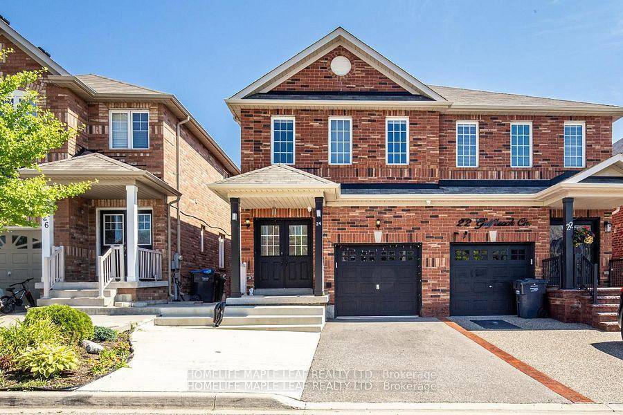 Welcome to this stunning semi detached home featuring double door entry and a spacious layout.