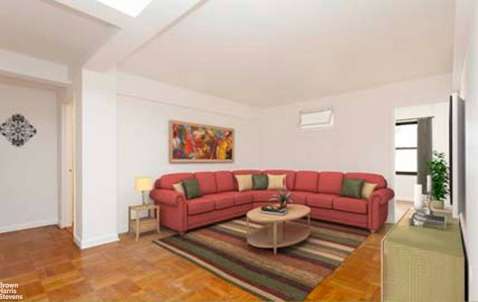 Large and bright 2 bedroom condominium converted to 3 with 2 full baths in luxury building off Lexington and 56 Street.