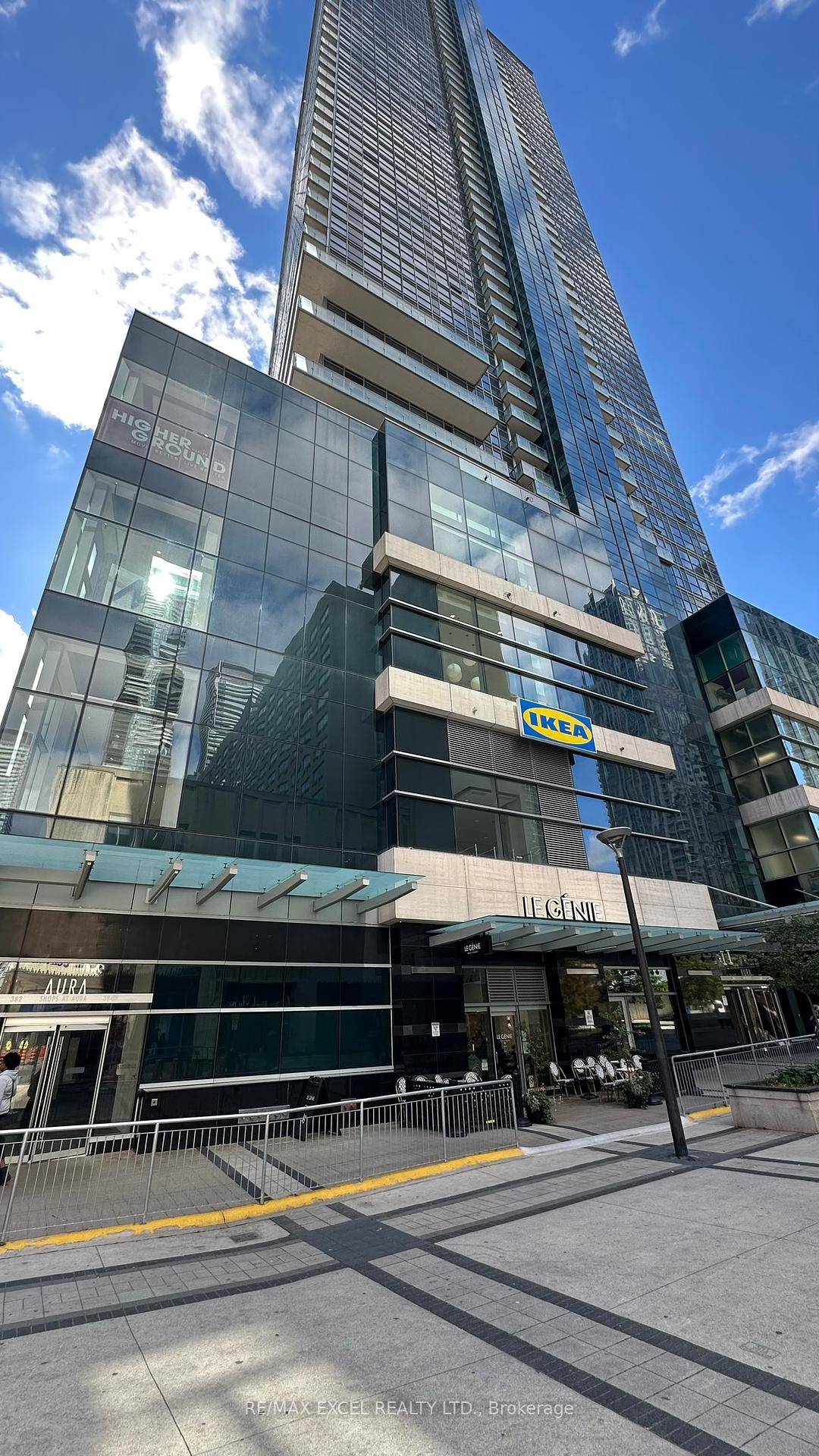 Located beneath the Aura Condos in Downtown Toronto.