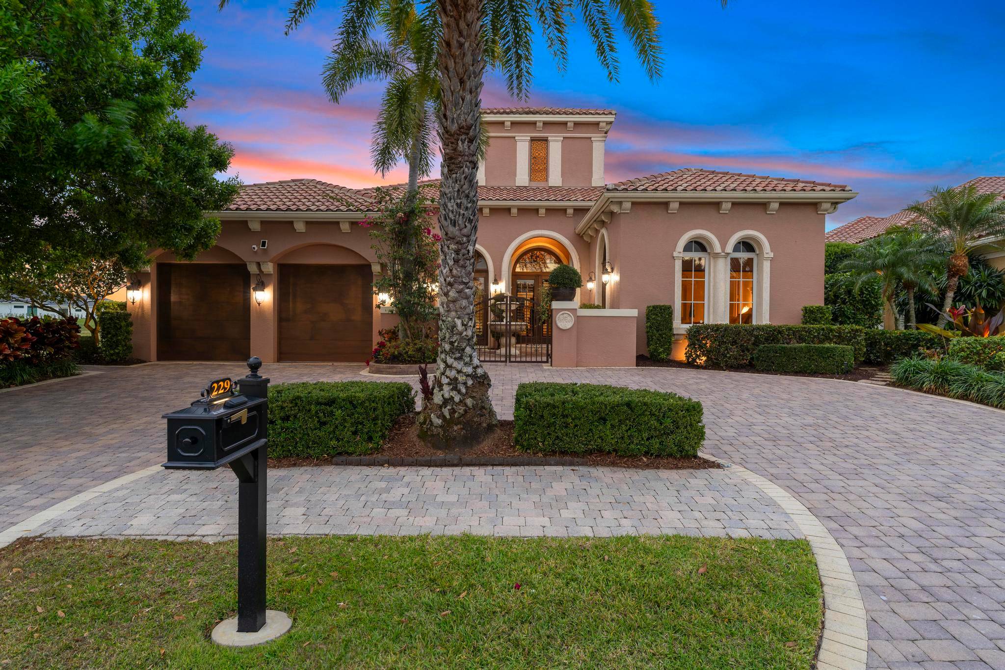 Step into a realm of elegance in this stunning home featuring soaring ceilings, custom countertops, and a smartly designed split floor plan that blends style and function.