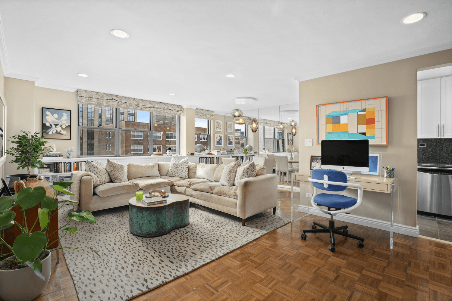 Sundrenched Renovated Convertible Two Bedroom with Key to Gramercy Park Sprawling four room with a prime Gramercy Park address and a key to the only private park in Manhattan.