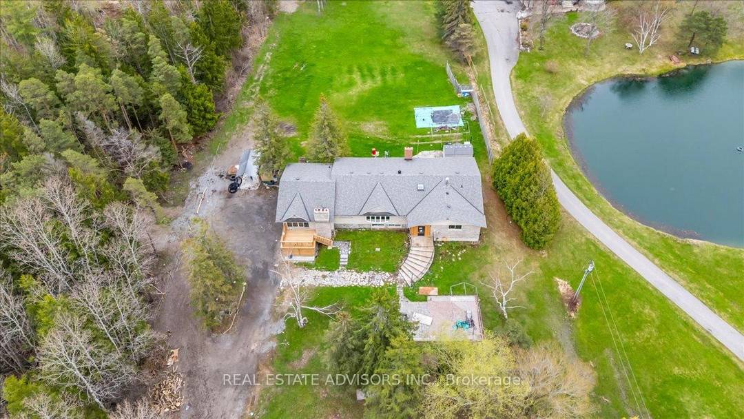 A rare 12. 86 acre country estate surrounded by mature forest, natural pond, and total privacy yet minutes to Markham, Richmond Hill, Hwy 404, Bloomington amp ; Hwy 48.