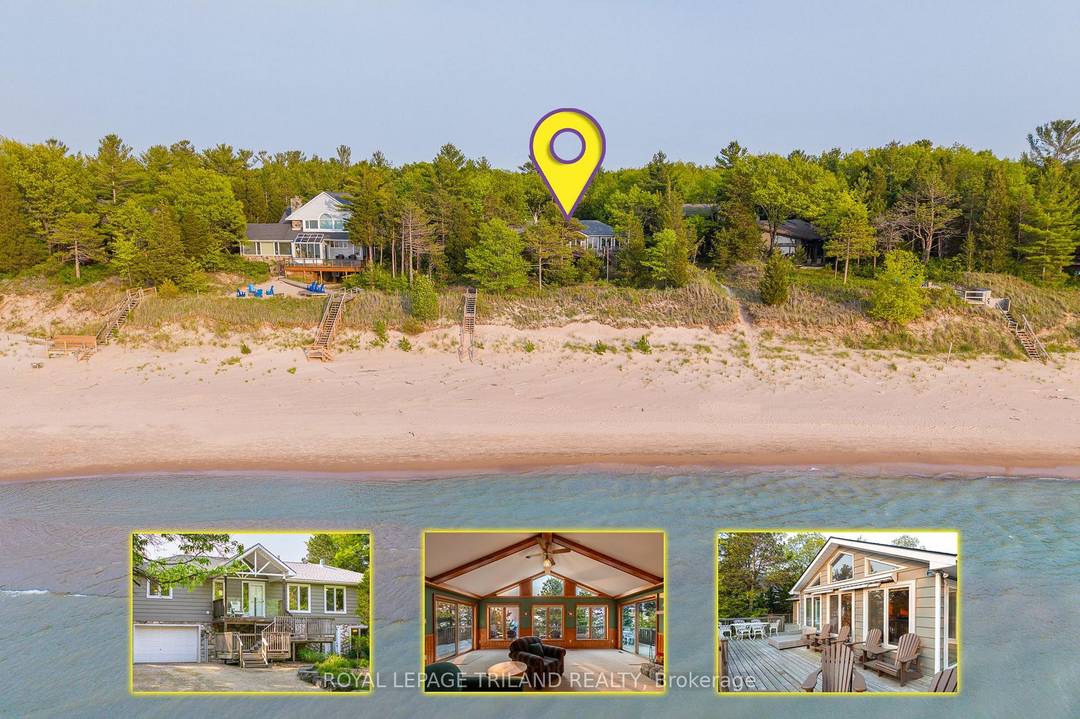 GRAND BEND PREMIUM LAKEFRONT IN THE MOST SOUGHT AFTER amp ; EXCLUSIVE PRIVATE BEACH COMMUNITY IN LAKE HURON 108 FT OF PRIVATELY OWNED BEACH FRONTAGE BEACH O' PINES GATED SUBDIVISION ...