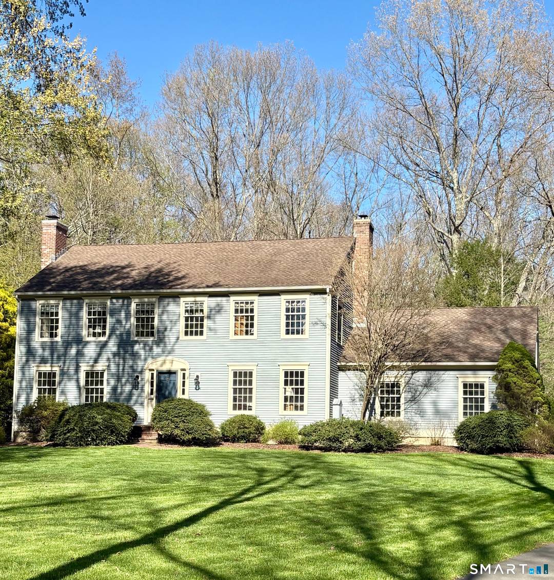 Picturesque stately Colonial home is sought after South Glastonbury.