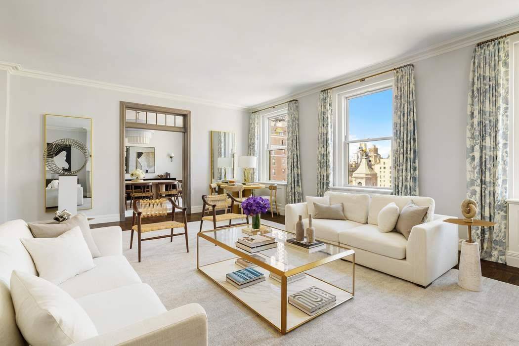 Perfectly positioned on a high floor, this fully renovated 11 room corner apartment at 1155 Park Avenue has five bedrooms, four and a half baths, and benefits from abundant sunlight ...
