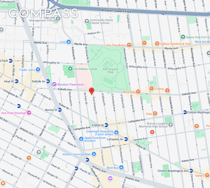 Perfectly positioned in the heart of Fort Greene, this building puts you steps away from the neighborhood s best trendy shops, destination restaurants, and cultural landmarks like the bustling weekend ...