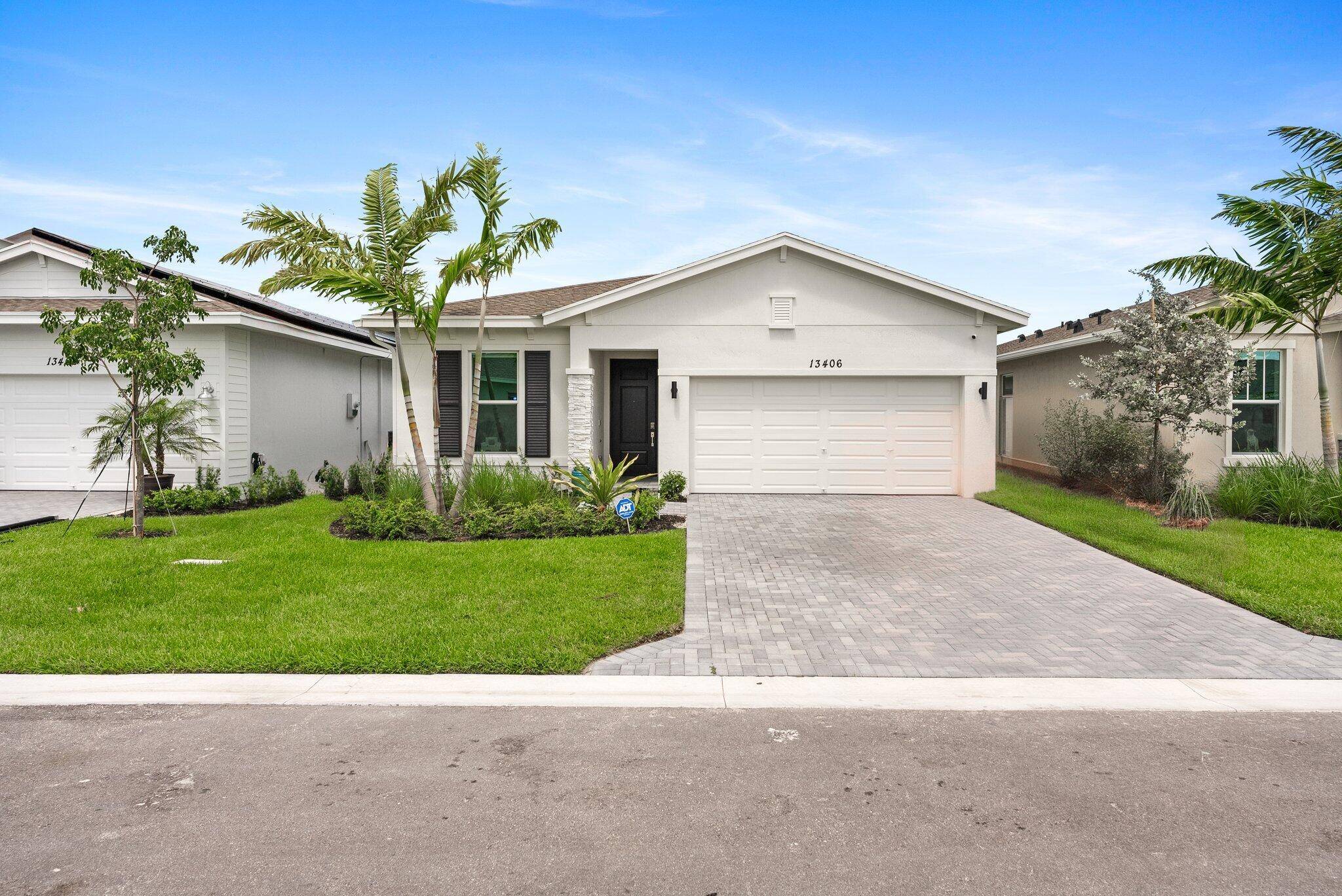2024 built home on a cul a sac with Water views throughout the home, custom primary designed closets and glass shower, custom laundry with cabinets and counter, new recessed and ...