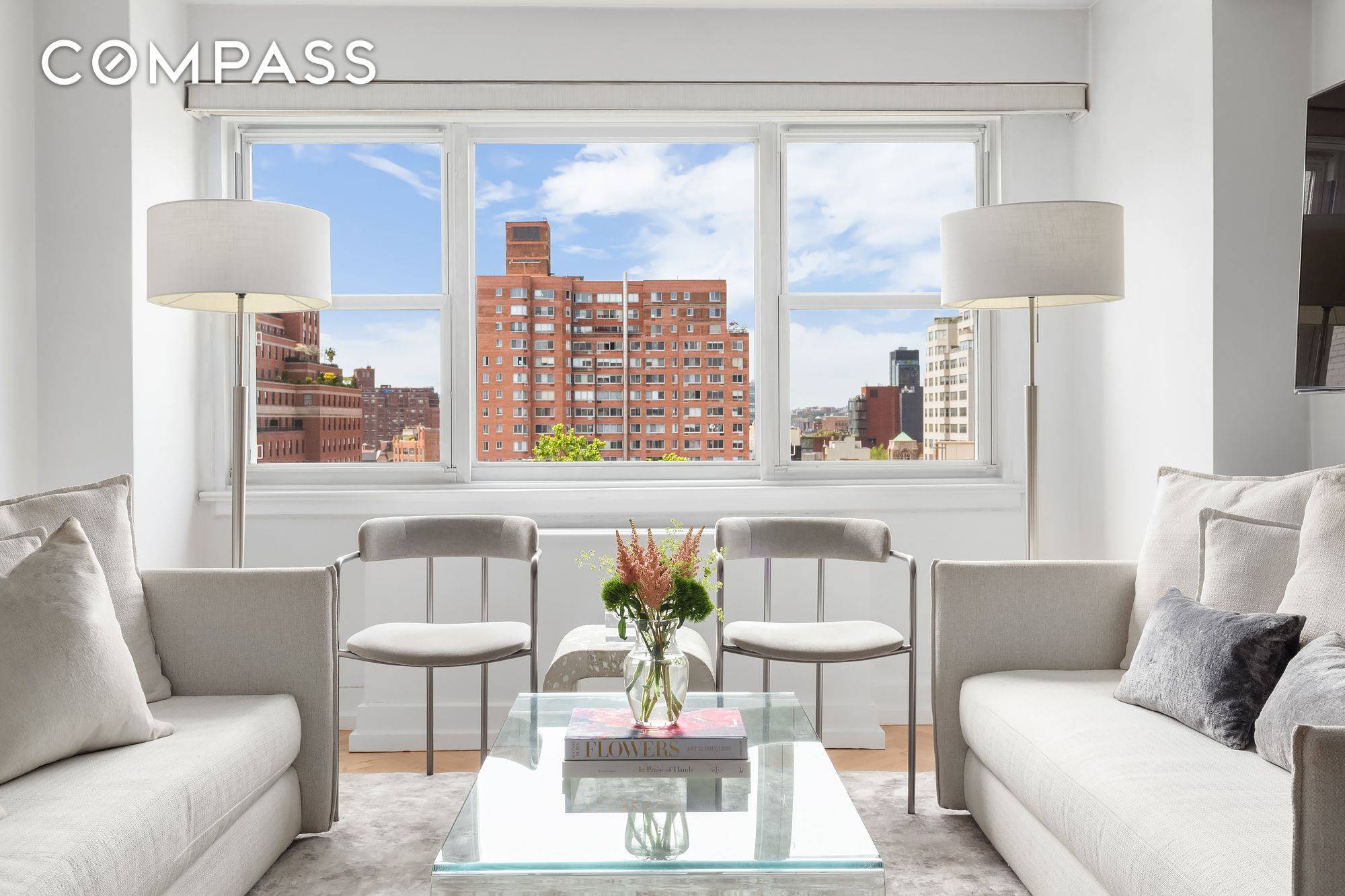 Completely renovated, turnkey studio with bright western exposure on a high floor at the desirable John Adams cooperative.
