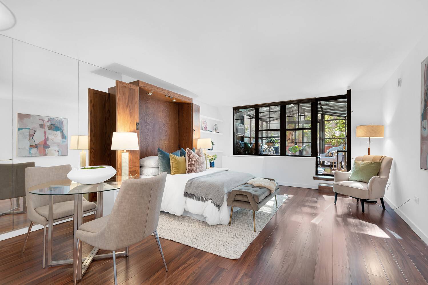 One of a Kind Solarium Studio in Prime West Village.