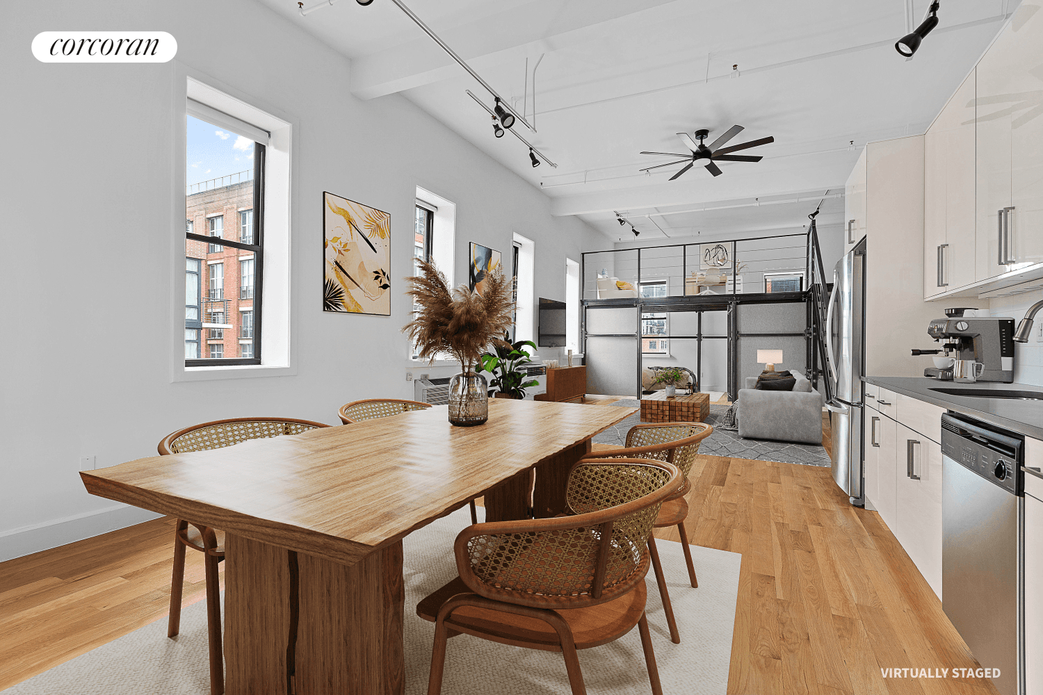 Welcome home to 50 Bridge St, enjoy one of Dumbo's Finest Landmarked Historic Prewar LOFT Condo Conversions.