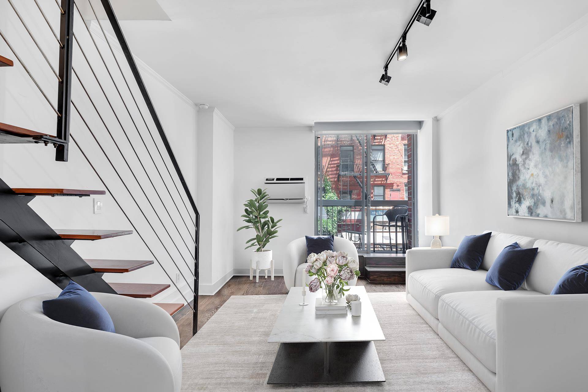 Welcome to 184 Thompson Street, a stunning SECOND FLOOR duplex located in a loft like building in the heart of Greenwich Village.