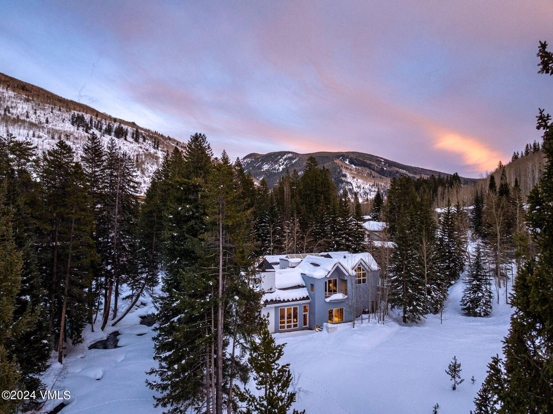 One of East Vail's most sought after locations, combining ease of access with picturesque surroundings.