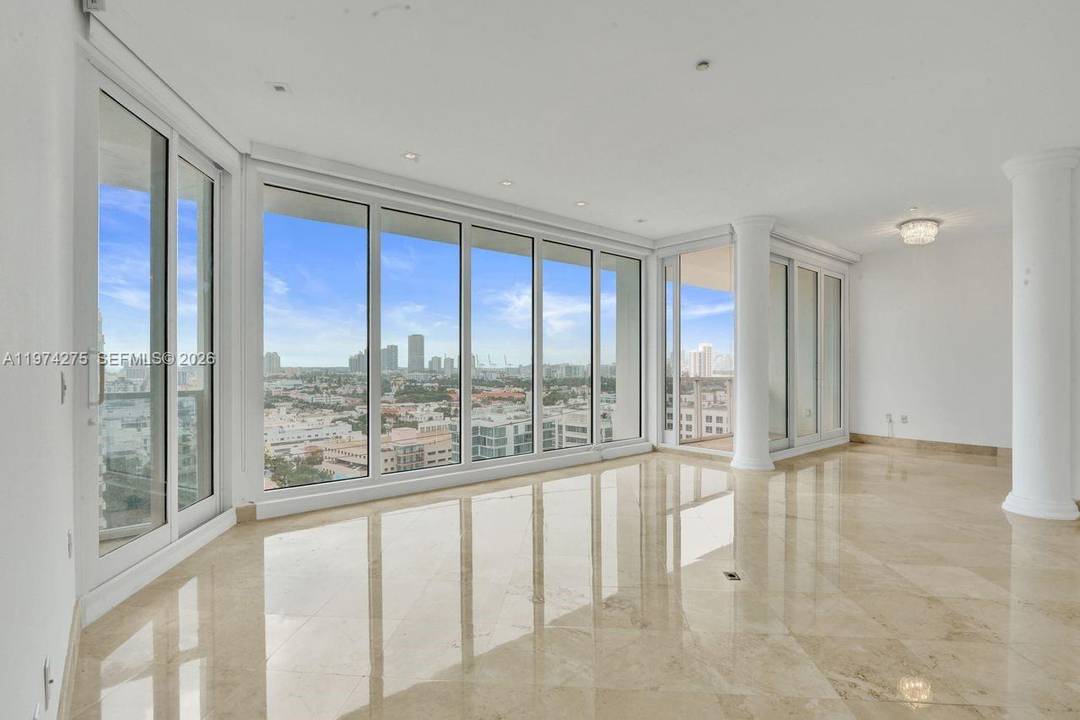 This ocean front penthouse boasts 1, 490 square feet of living space with two bedrooms and two bathrooms, featuring a spacious layout with floor to ceiling hurricane impact windows that ...