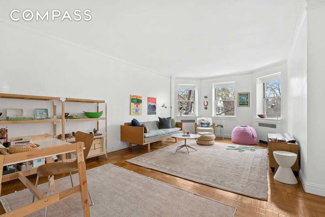 Welcome to this stunning, rarely available, oversized two bedroom home at the Riverdale House, a pre war cooperative in the heart of central Riverdale.