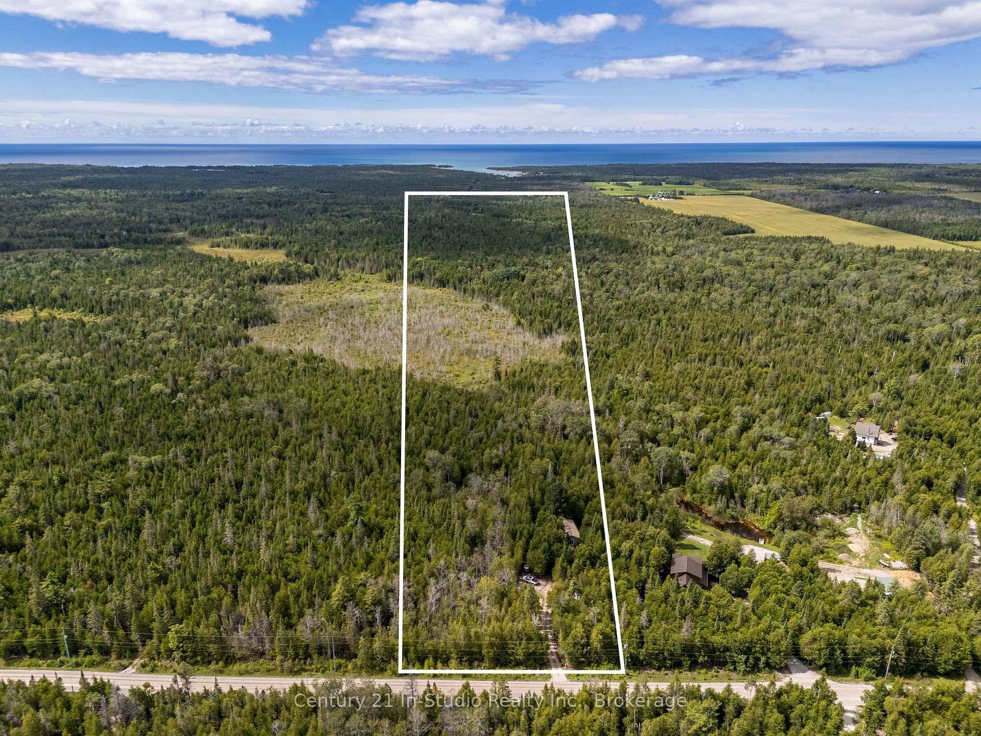 Forest Escape on 25 Acres near Pike Bay offers total privacy surrounded by nature !