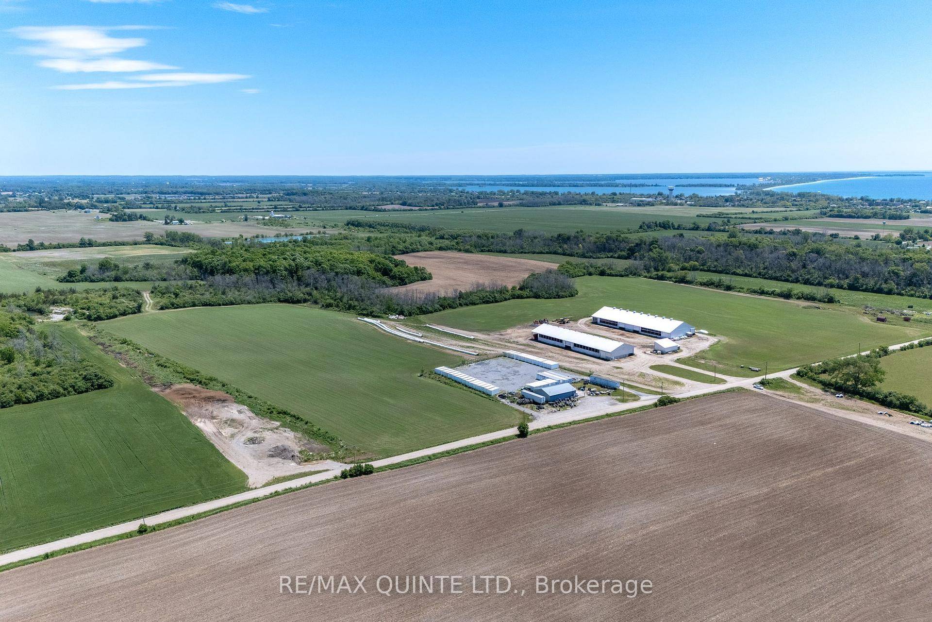 182 acre beef finishing operation just outside Wellington Ont.