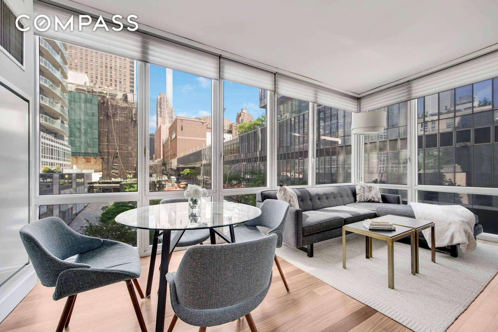 Sun Drenched Corner Alcove Studio with Convertible Layout Upper West Side Elegance Apartment 4J is a loft style, corner alcove studio offering sun drenched, open concept living in the heart ...