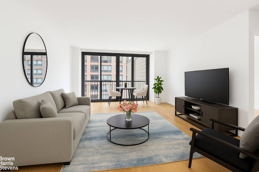 Welcome to Apartment 22G at The Connaught Tower, a spacious one bedroom, one bath residence with a private balcony and iconic views of the Chrysler Building.
