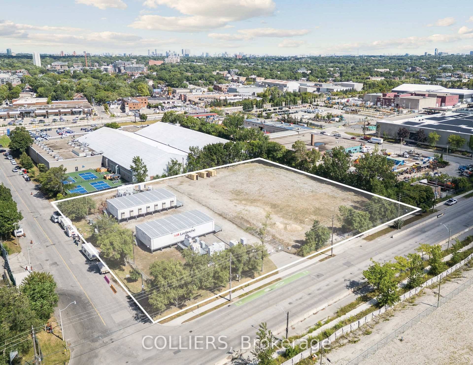 2. 519 acre outside storage industrial site in Toronto's Port Lands available for lease.