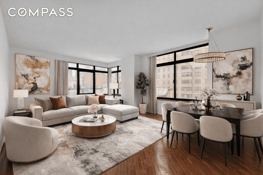 Sophisticated Corner One Bedroom at The Kingsley 400 East 70th Street Upper East Side Bathed in natural light from oversized corner windows, this elegant one bedroom residence offers a refined ...