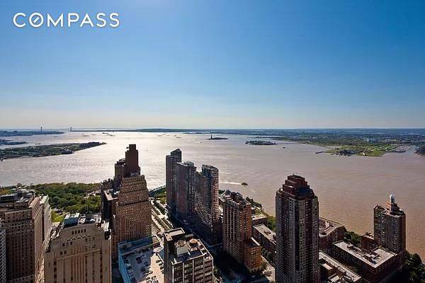 Penthouse Perfection Soaring Views amp ; Refined Living Perched on the 54th floor, this stunning corner 2 bedroom, 2 bathroom Penthouse residence offers panoramic views of Lower Manhattan, the Hudson ...