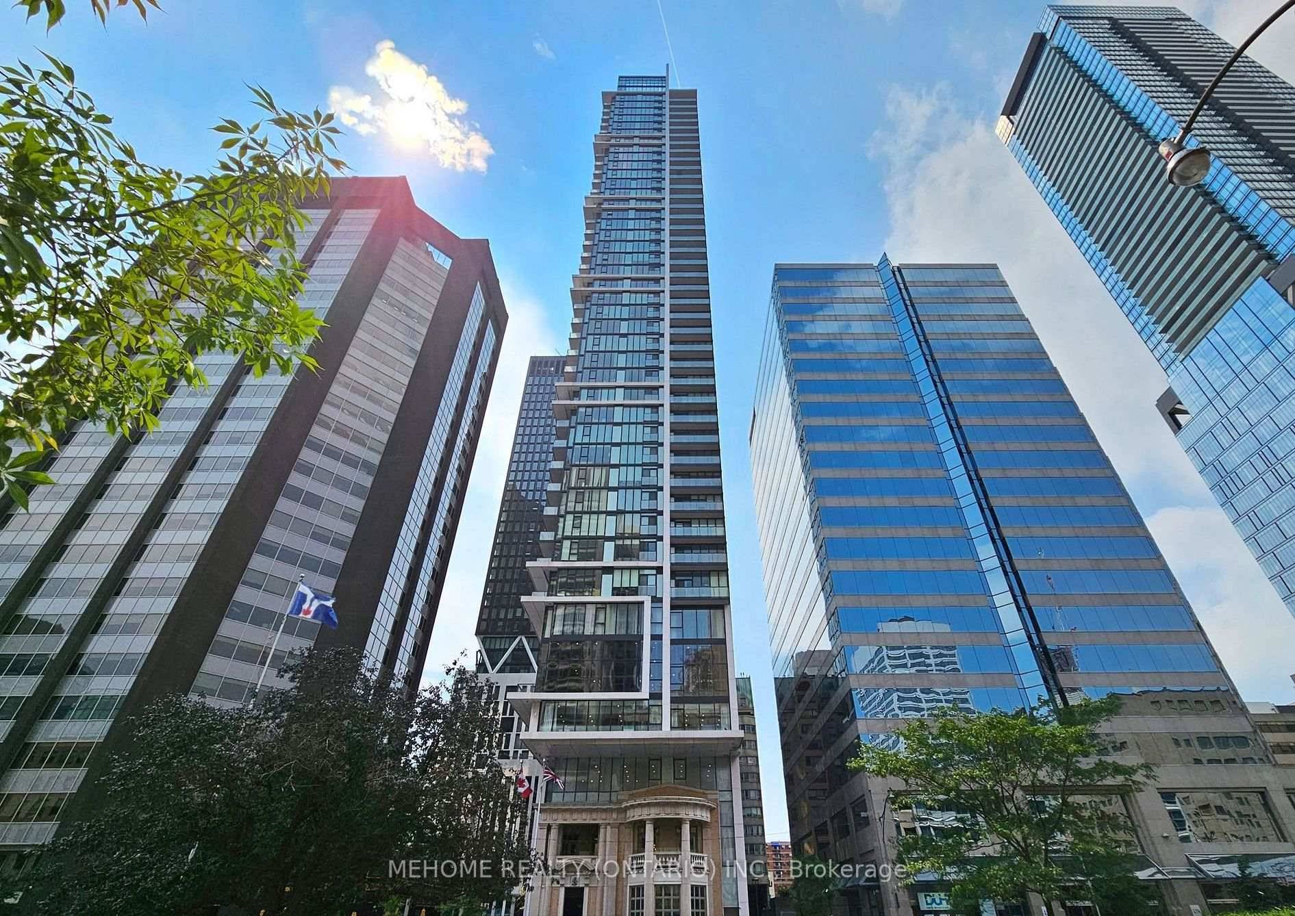 Excellent Location ! One Bedroom Rcmi Condo On University Ave Modern Open Concept Kitchen, B I Integrated Panel Appliances Granite Counter Top, Centre Island Engineered Wood Floor.