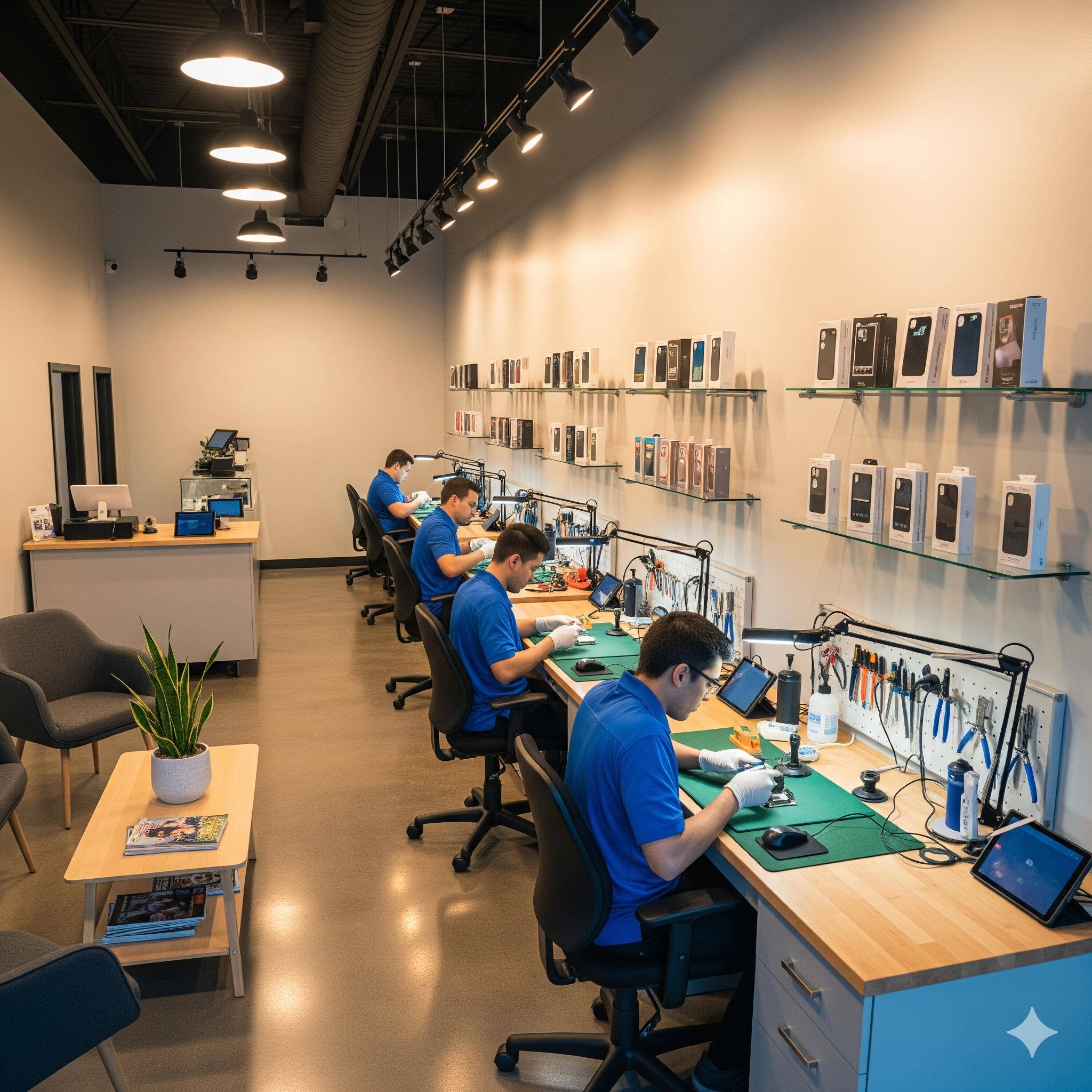 Step into a proven, high traffic phone repair and accessories store with strong earnings and low overhead.