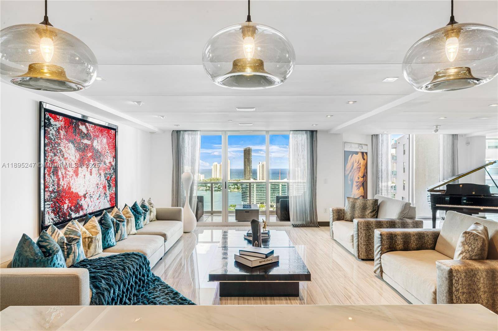 Step into the ultimate Penthouse living at Peninsula II an expansive two story residence of nearly 6, 000 sqft, fully remodeled to perfection.