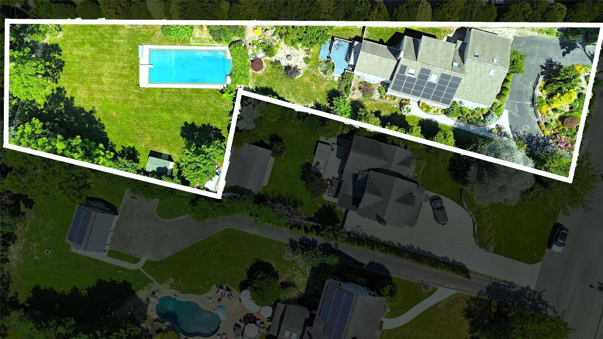 Welcome to 42 Handsome Avenue, Sayville Set on a beautifully landscaped half acre in the heart of Sayville, this exceptional 4 bedroom, 3.
