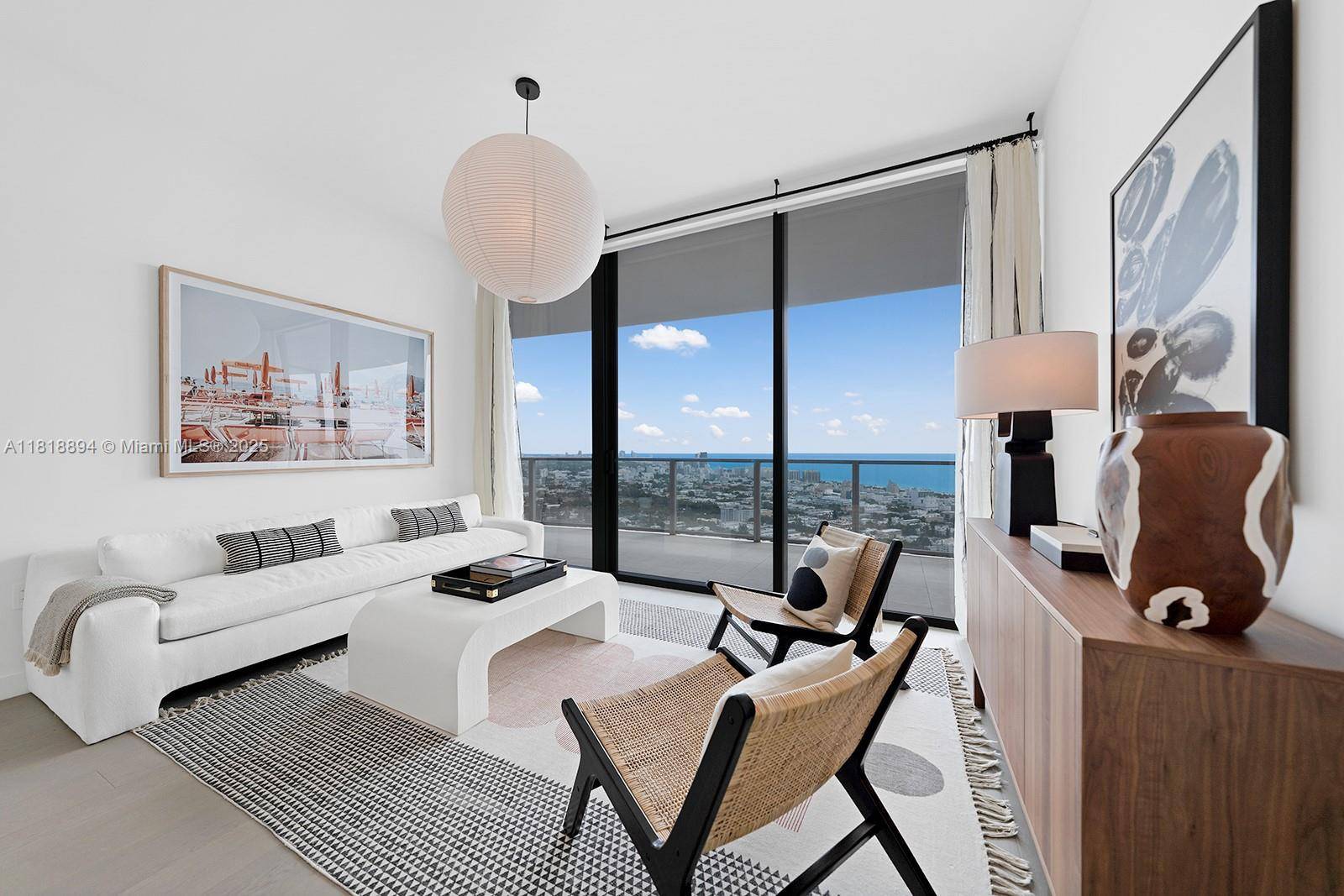 Step Inside With Me ! Rising high above the sands of Miami Beach, fully furnished Residence 4004 in Five Park s exclusive Canopy Tower showcases panoramic ocean views and sets ...