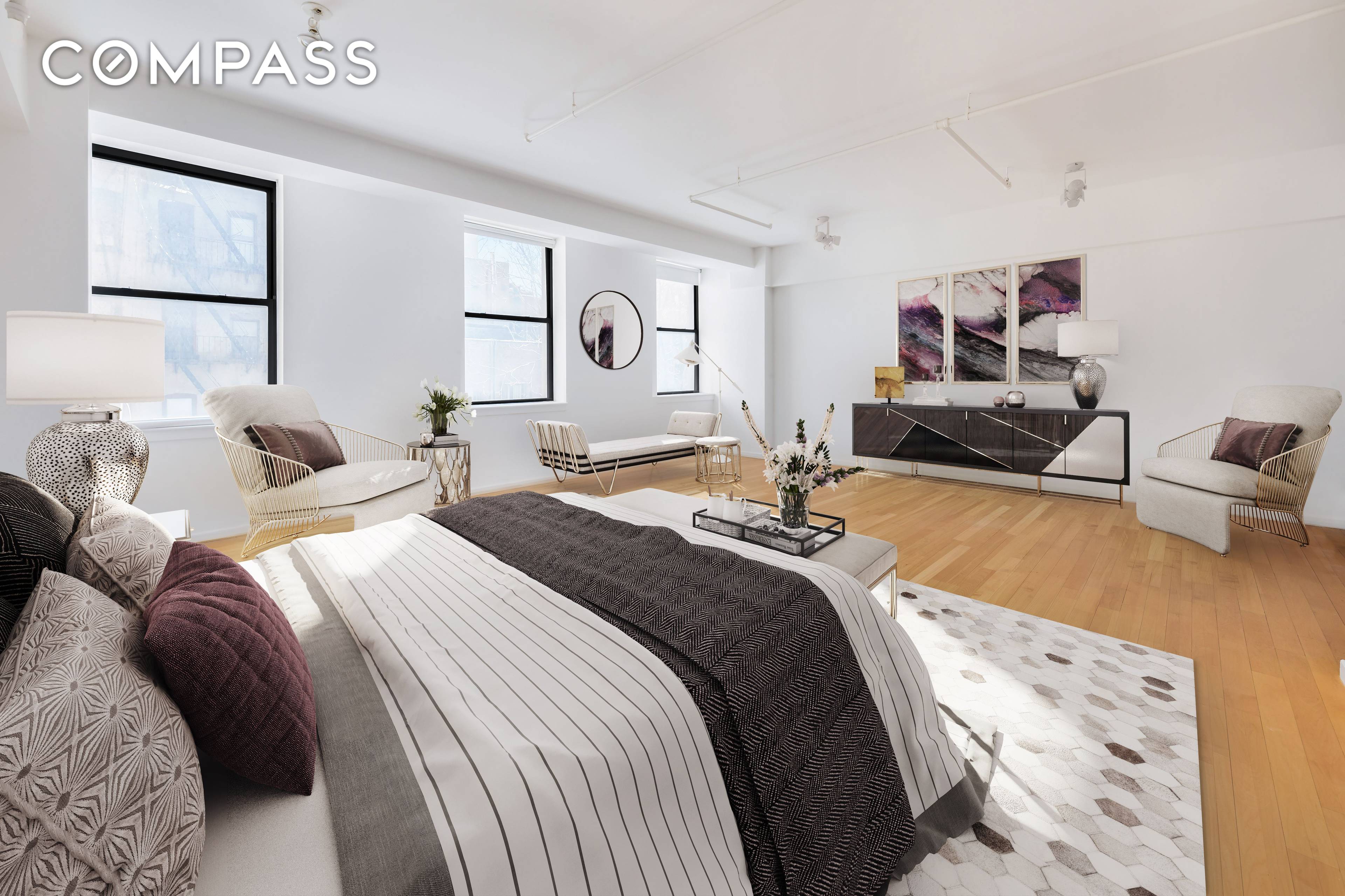 195 Bowery presents a rare opportunity to own a loft in a prime location in the Bowery district directly across from Spring Street.