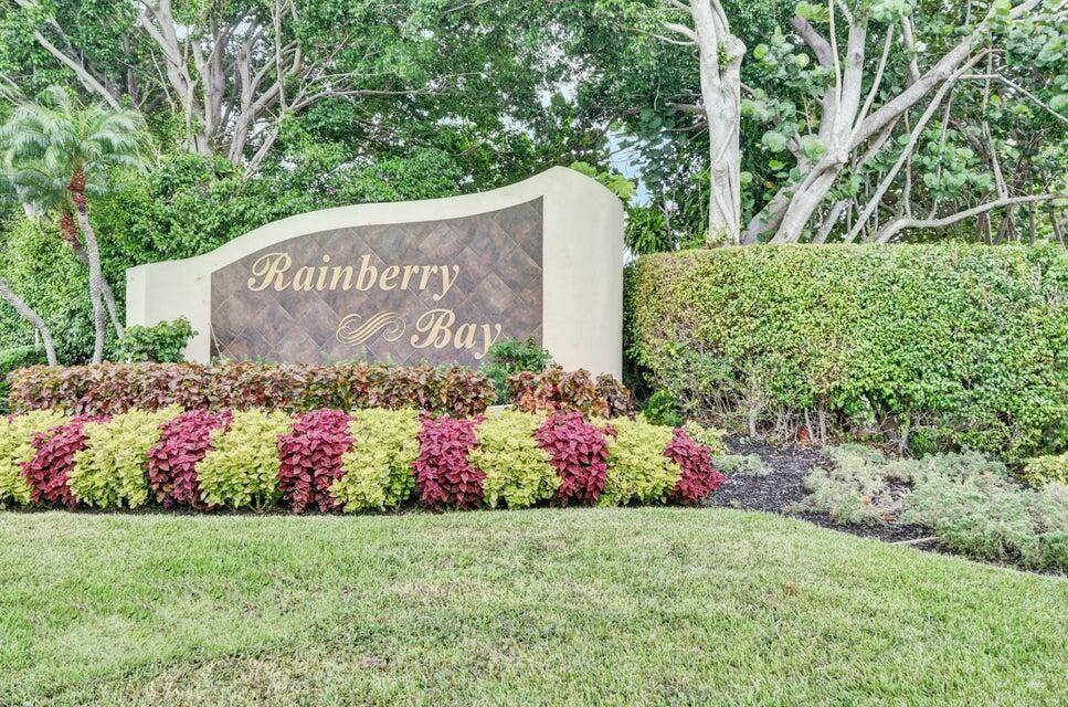 This charming home is located in the sought after RAINBERRY BAY active adult community in Delray Beach, Florida.