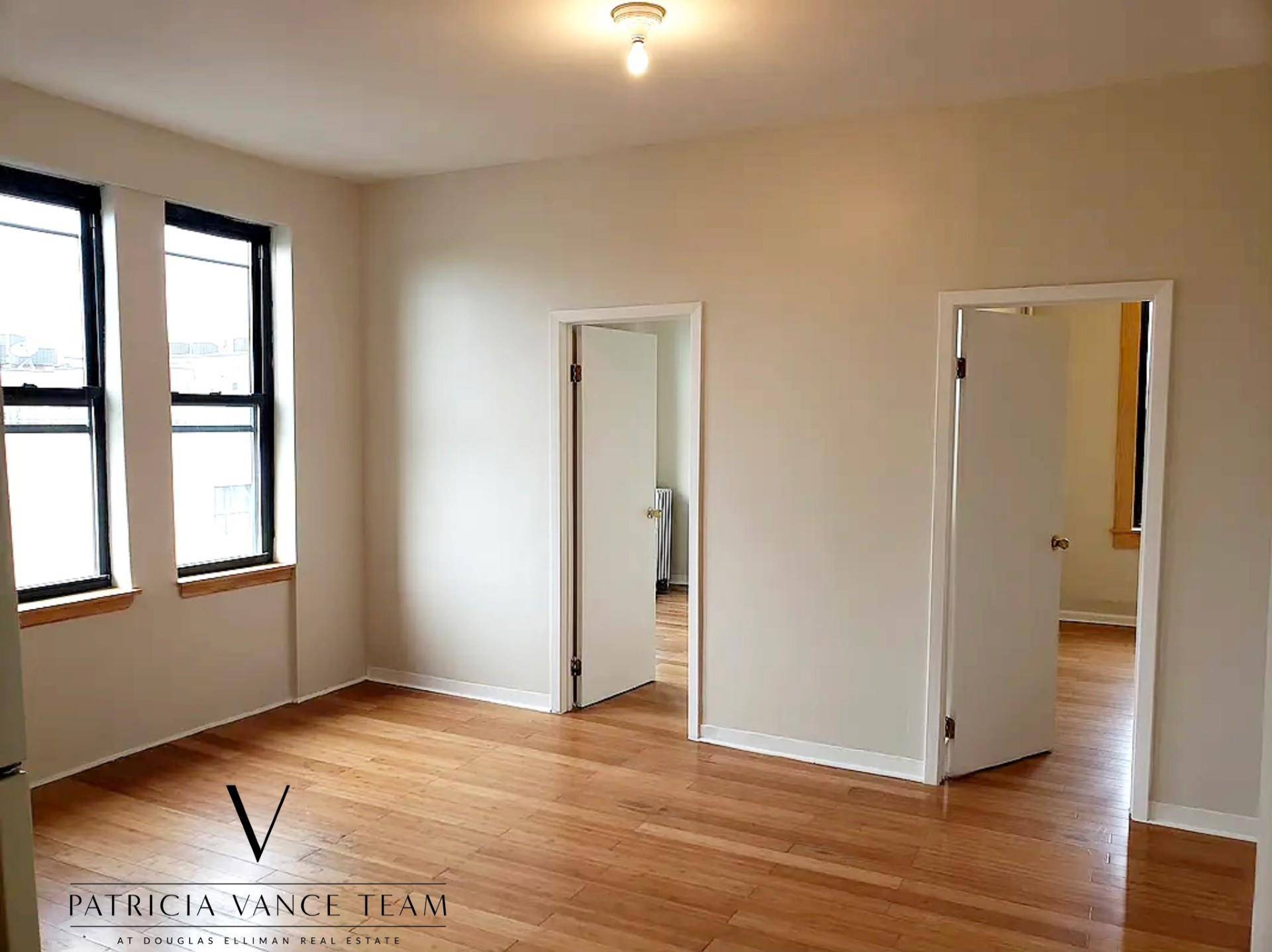 This light filled Williamsburg apartment is on the top floor of this classic NY building.