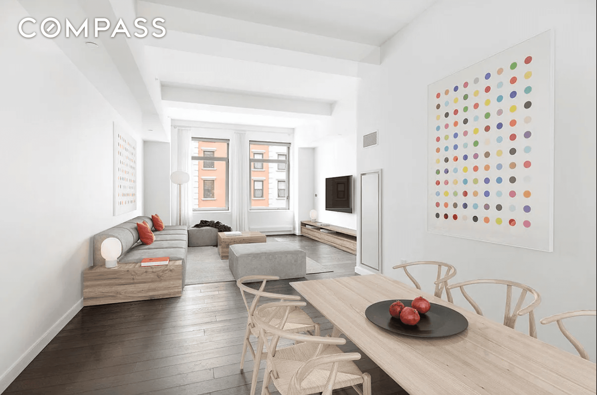 Elegant 2 Bedroom Residence at Warren Lofts Tribeca Living at Its Finest This expansive 2 bedroom, 2 bath home at the coveted Warren Lofts offers soaring 11 foot ceilings and ...