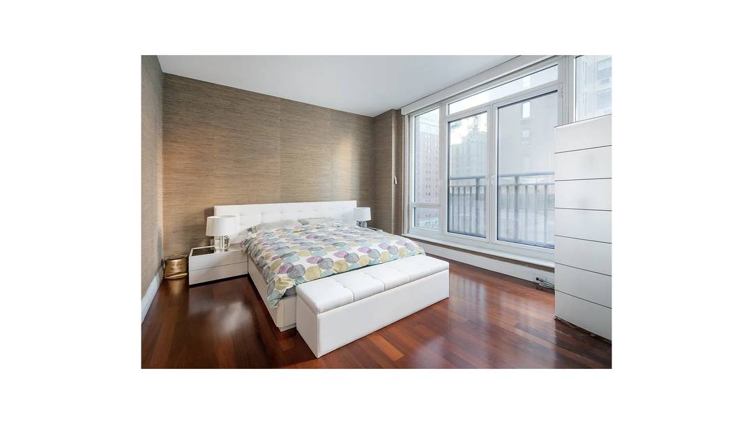 A contemporary corner 1 bedroom, 1.