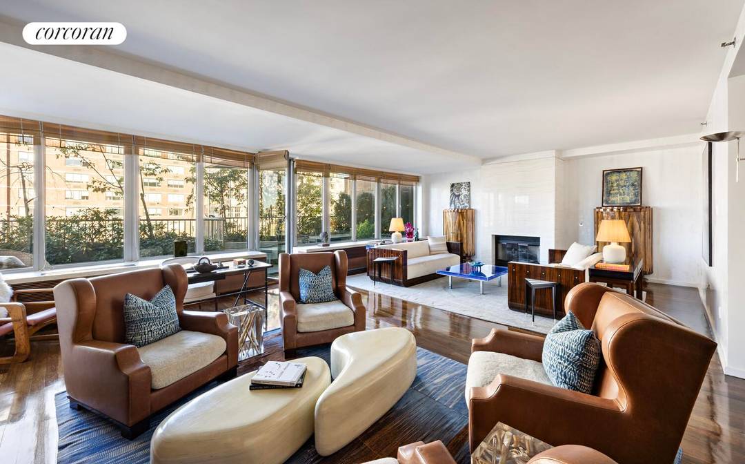 A Full Floor Oasis and Outdoor Garden Sanctuary in the Heart of Chelsea A rare offering in one of Chelsea's boutique condominiums, this sprawling full floor, three bedroom with home ...