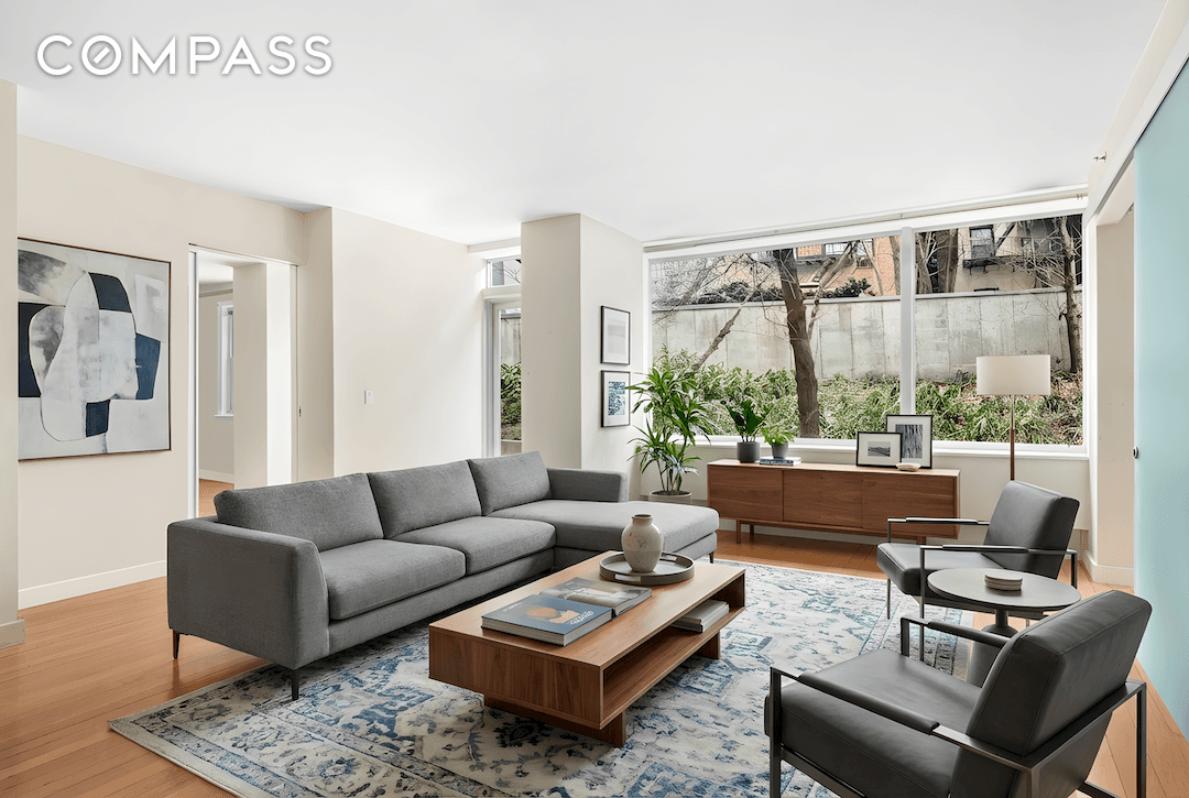 Chic, open, and effortlessly cool, this loft like two bedroom, two bathroom condo captures the essence of downtown living with a refined, modern edge.