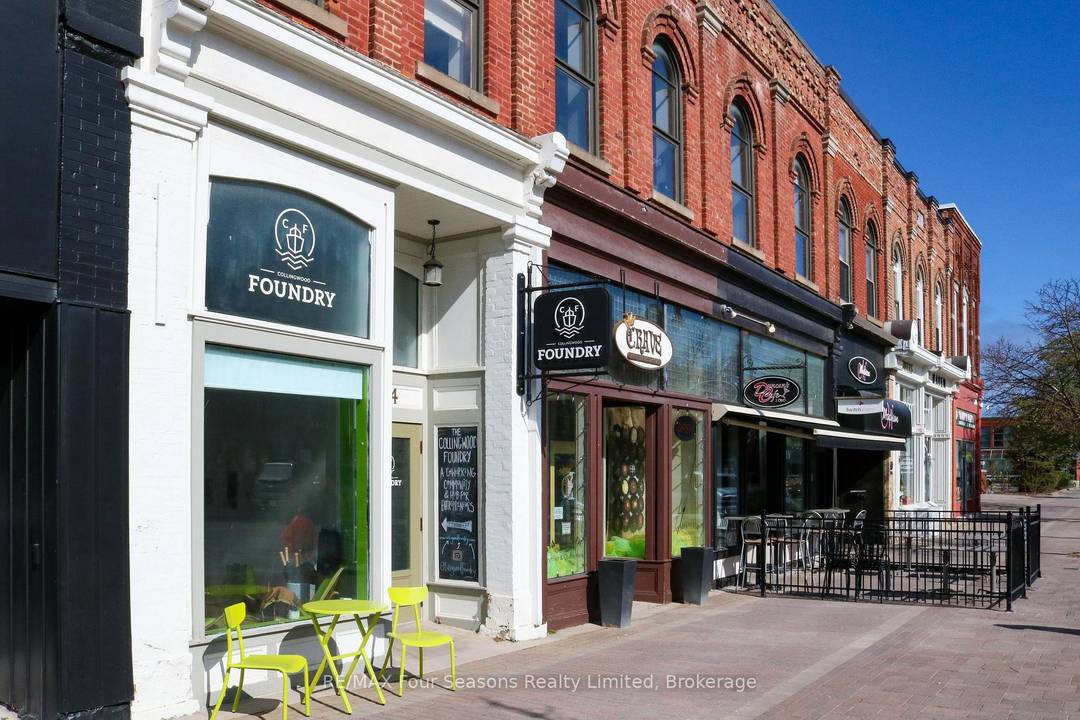 A rare opportunity to acquire a versatile 2 storey commercial building in the heart of Historic Downtown Collingwood.