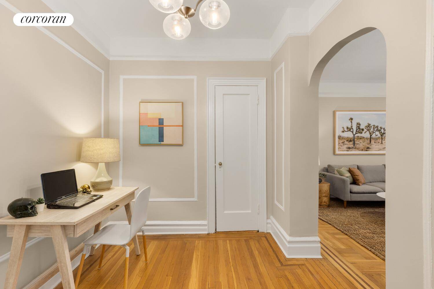 The Jewel of Crown Heights Sensationally spacious describes this two bedroom, one bath beauty located in the historic former Dearborn Hotel long celebrated as The Jewel of Crown Heights.