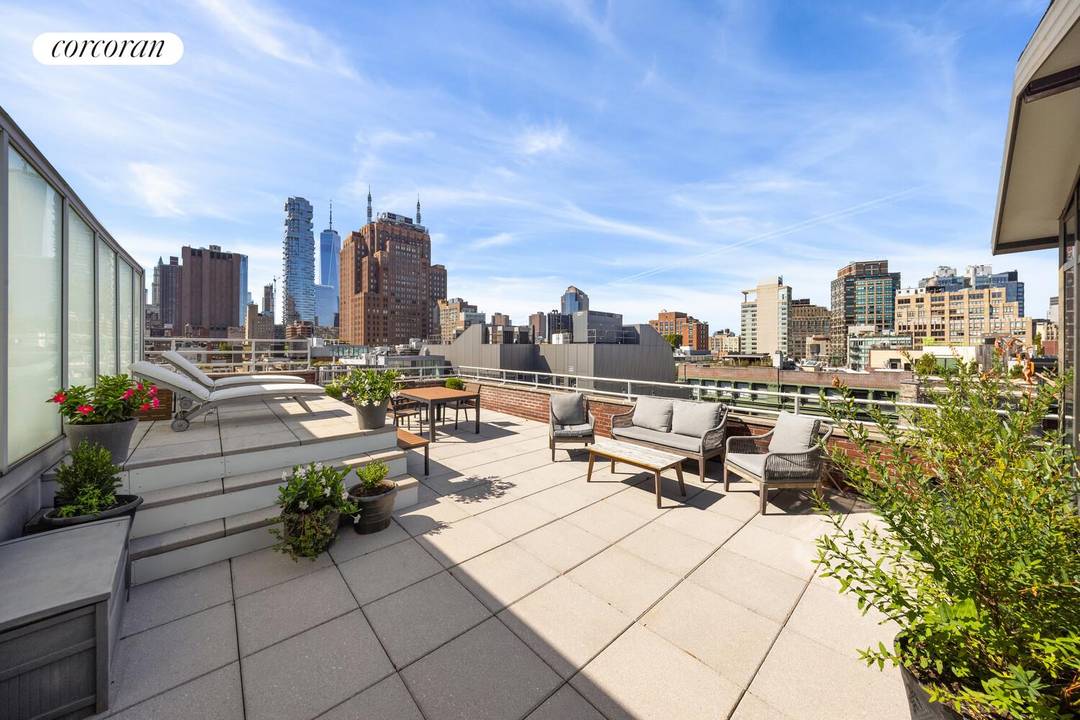 Perched atop one of SoHo's most coveted cast iron condominium buildings, this extraordinary full floor, 5th floor loft at 47 Mercer Street is a rare offering that combines historic character, ...