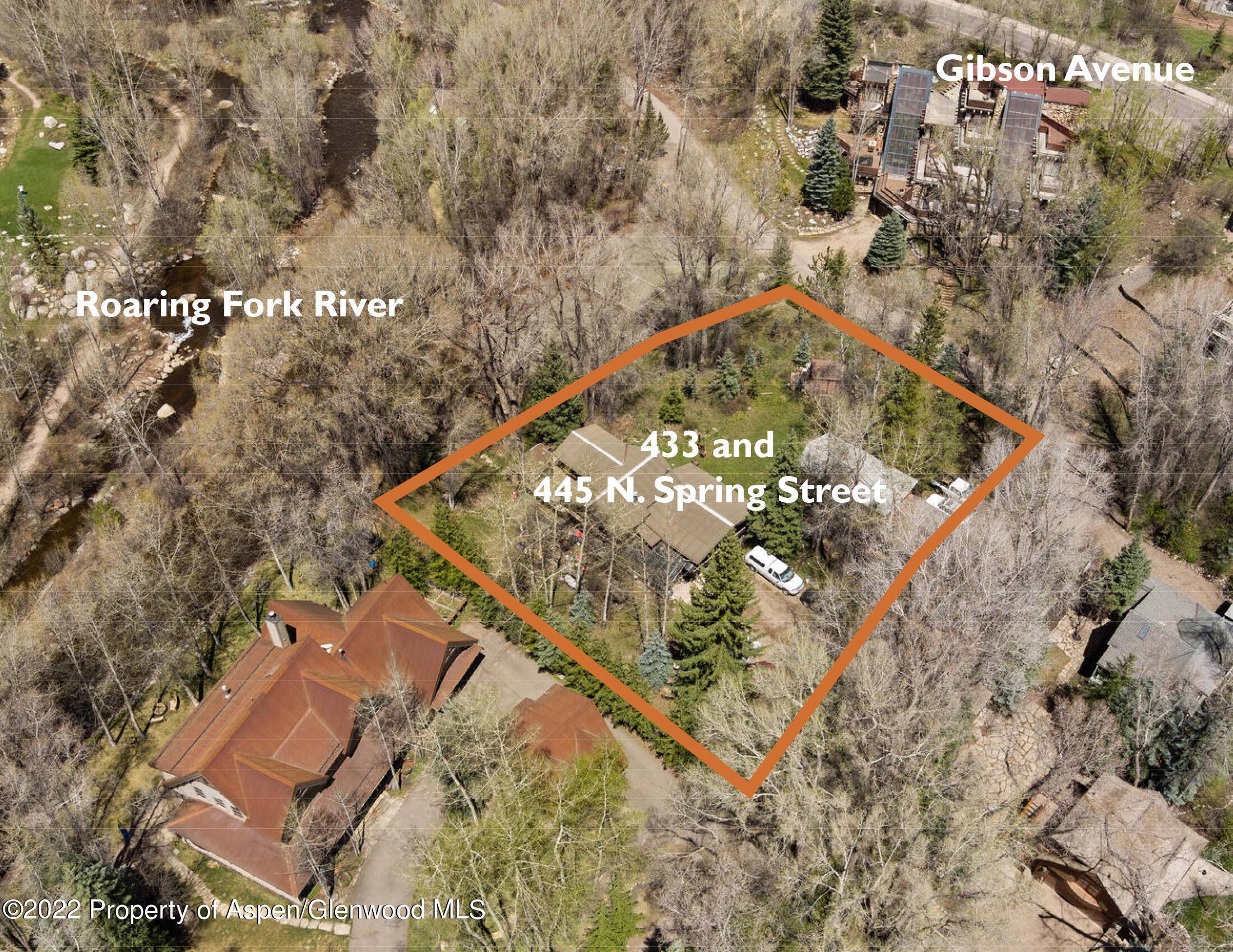 This property in the quiet Aspen enclave of Oklahoma Flats is truly a blank canvas just waiting for your creative genius.